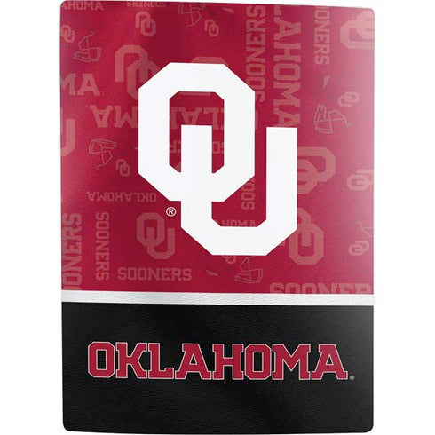 University of Oklahoma Split Jersey PS5 Digital Edition Console Skin
